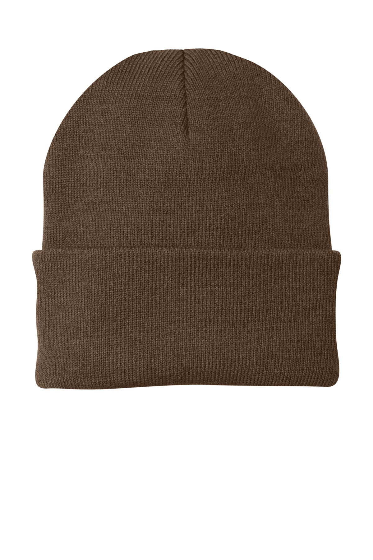 Port Authority Knit Cap. CP90 - Brown - front