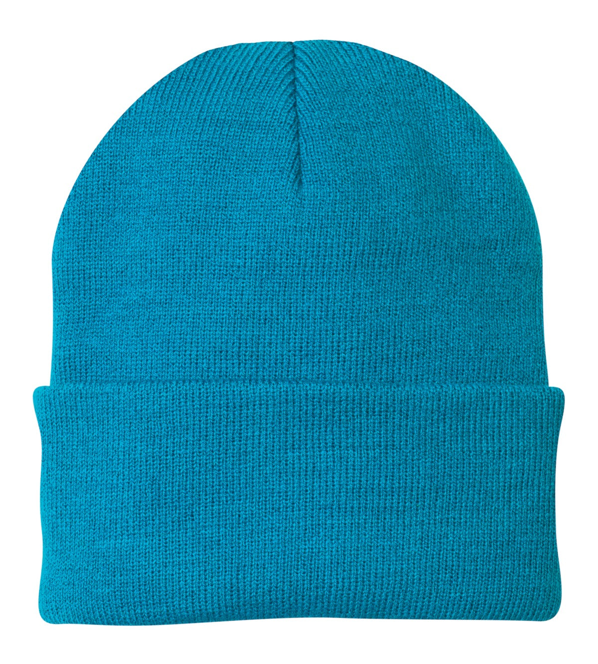 Port Authority Knit Cap. CP90 - Neon Blue - front