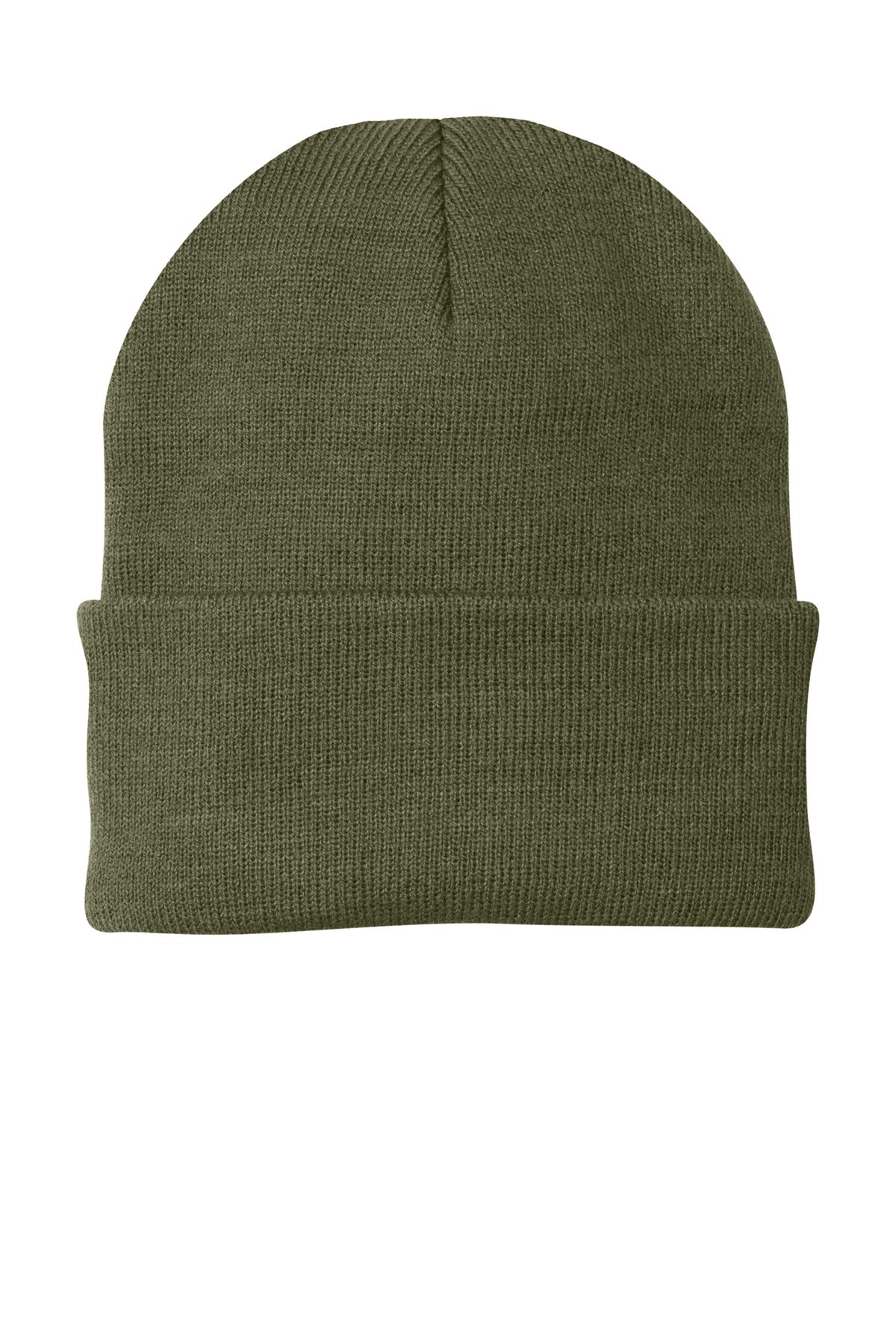 Port Authority Knit Cap. CP90 - Olive Drab Green - front