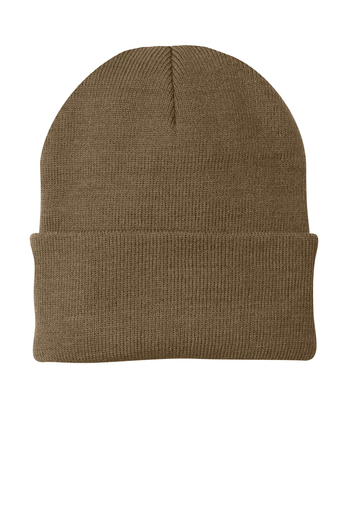 Port Authority Knit Cap. CP90 - Woodland Brown - front