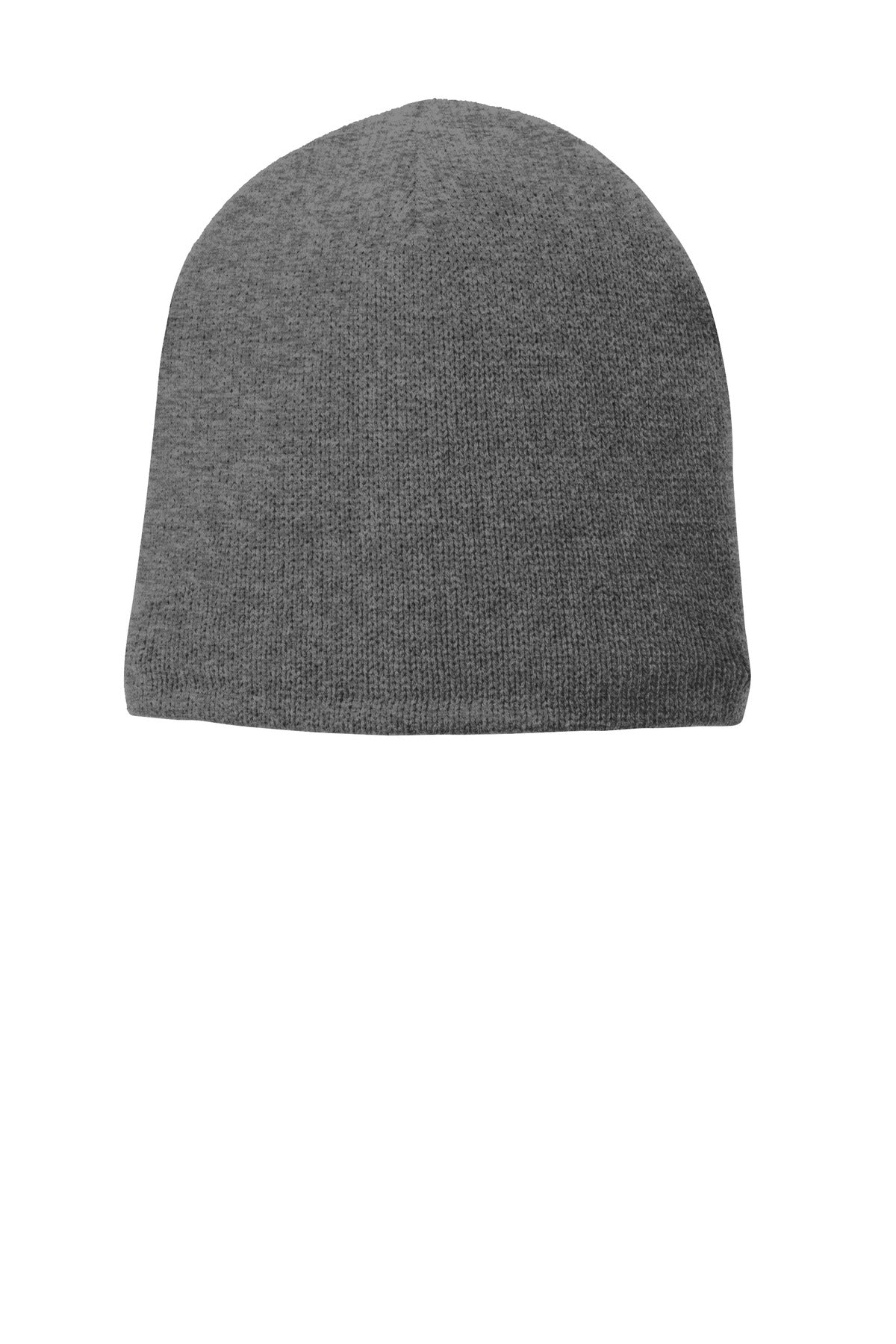 Port Authority Fleece-Lined Beanie Cap. CP91L - Athletic Oxford - front