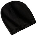 Port Authority 100% Cotton Beanie. CP95 - Black - front