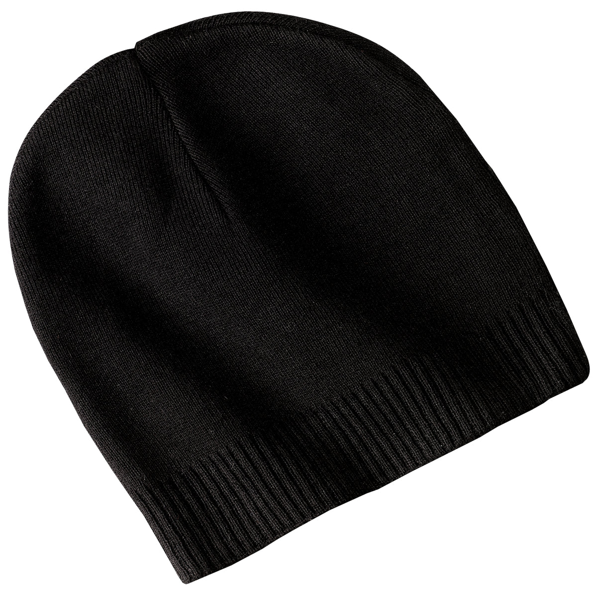 Port Authority 100% Cotton Beanie. CP95 - Black - front