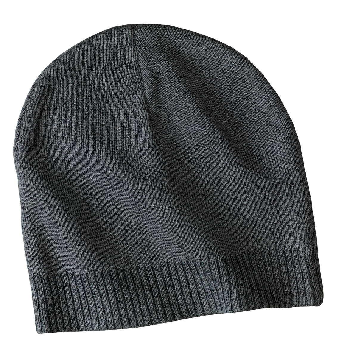 Port Authority 100% Cotton Beanie. CP95 - Graphite - front