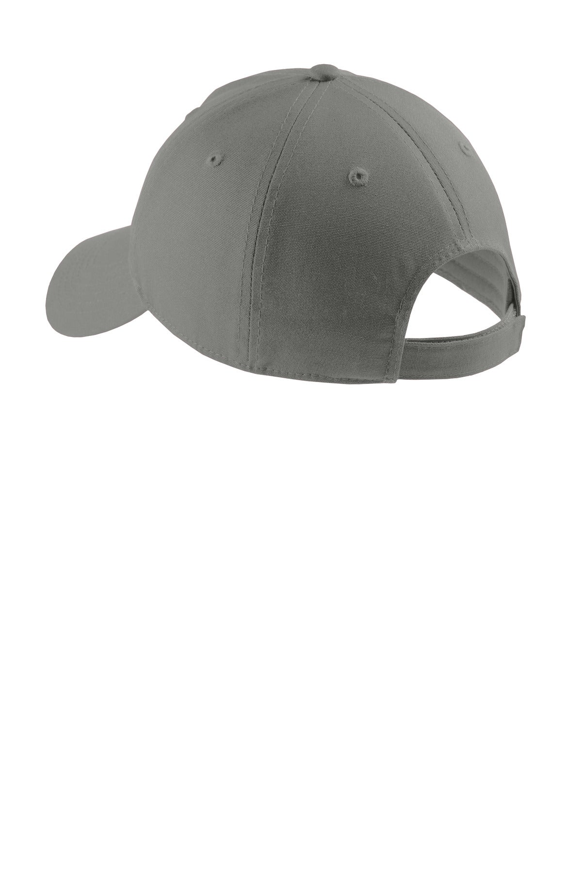 Port Authority Soft Brushed Canvas Cap. CP96 - Deep Smoke - back