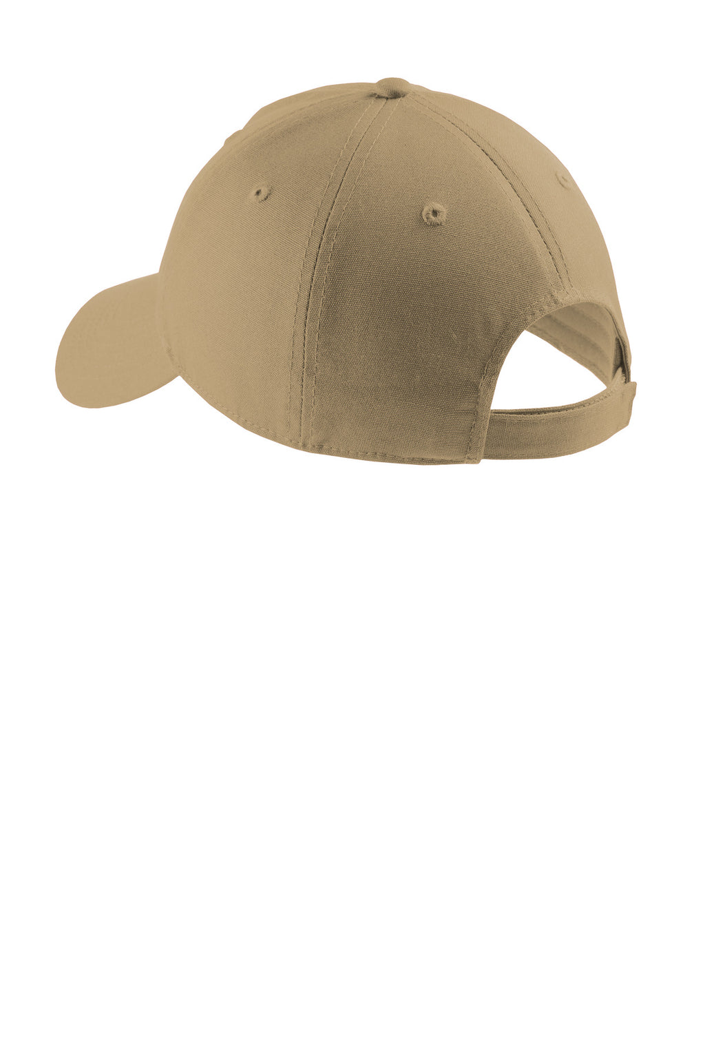 Port Authority Soft Brushed Canvas Cap. CP96 - Khaki - back