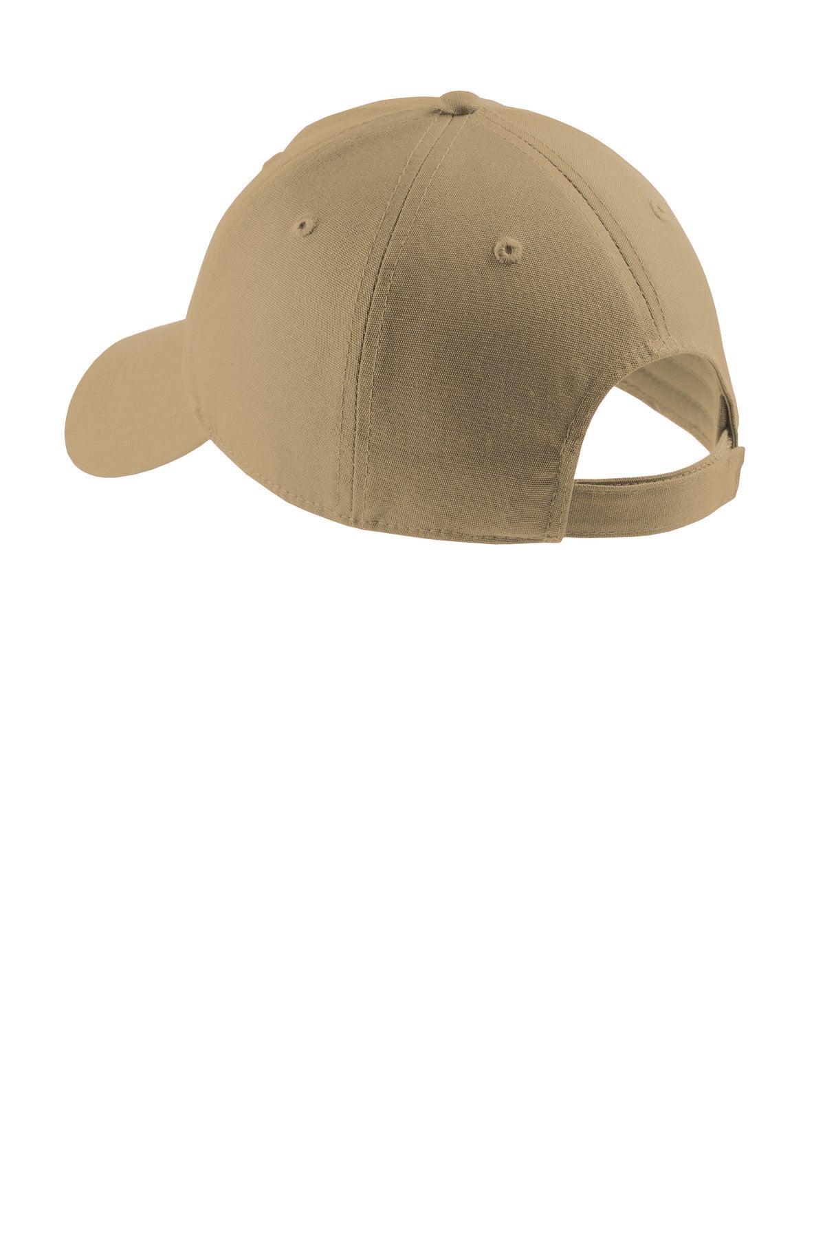 Port Authority Soft Brushed Canvas Cap. CP96 - Khaki - back
