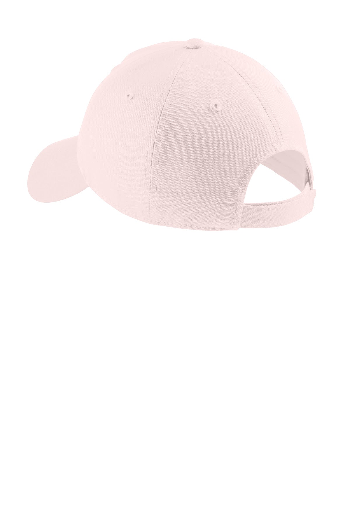 Port Authority Soft Brushed Canvas Cap. CP96 - Light Pink - back