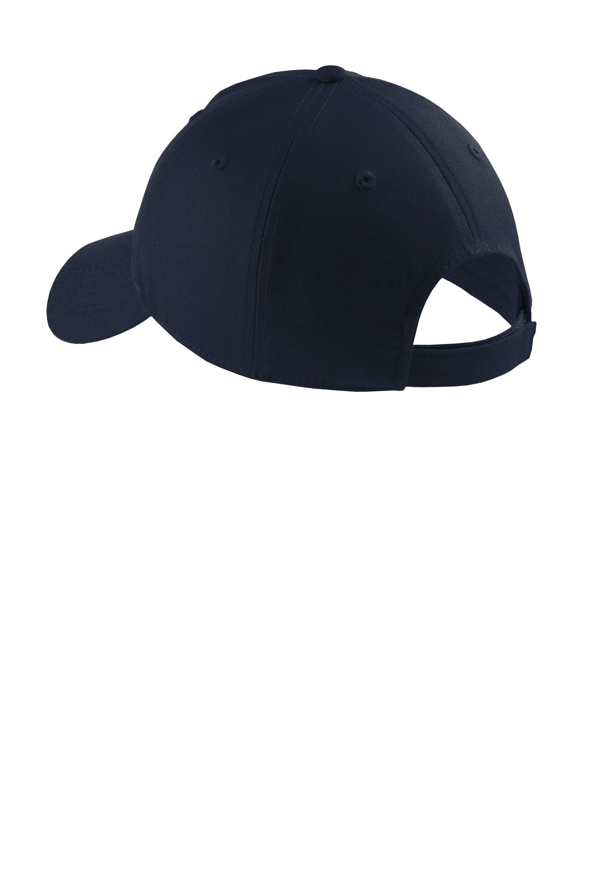 Port Authority Soft Brushed Canvas Cap. CP96 - Navy - back
