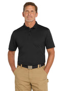 CornerStone Industrial Snag-Proof Pique Polo. CS4020 - Black - front