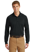 CornerStone - Select Long Sleeve Snag-Proof Tactical Polo. CS410LS - Black - front