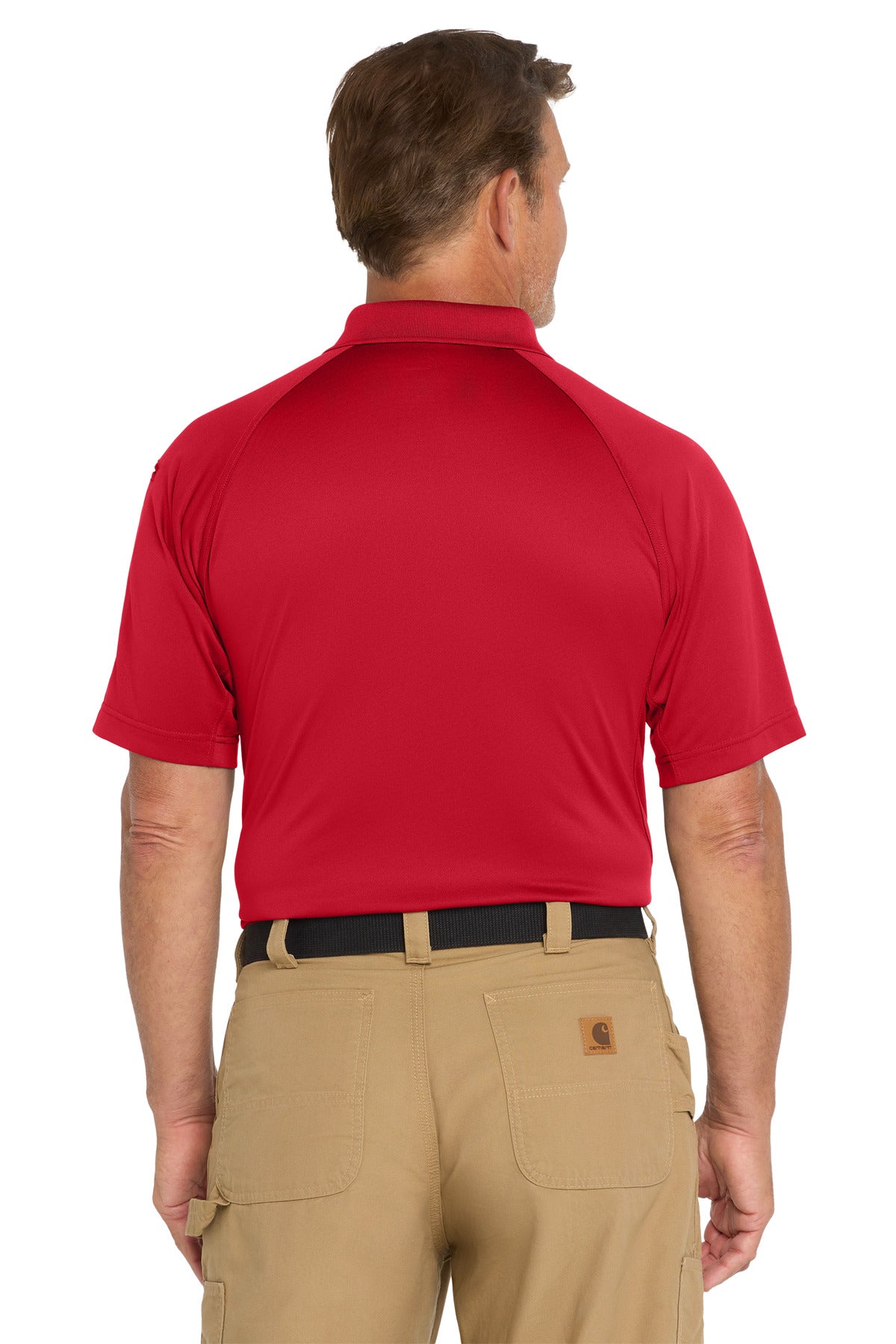 CornerStone - Select Snag-Proof Tactical Polo. CS410 - Red - back