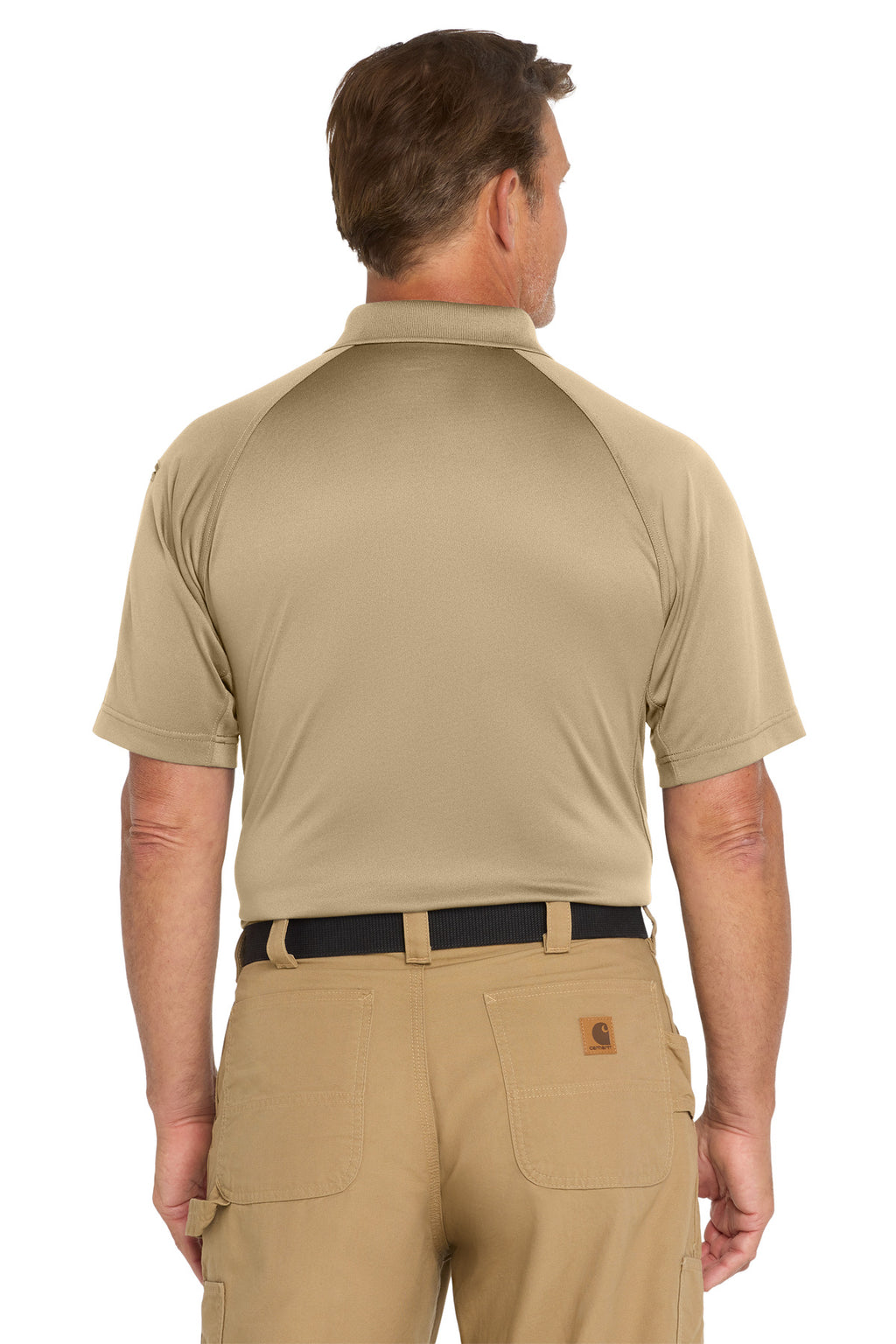 CornerStone - Select Snag-Proof Tactical Polo. CS410 - Tan - back