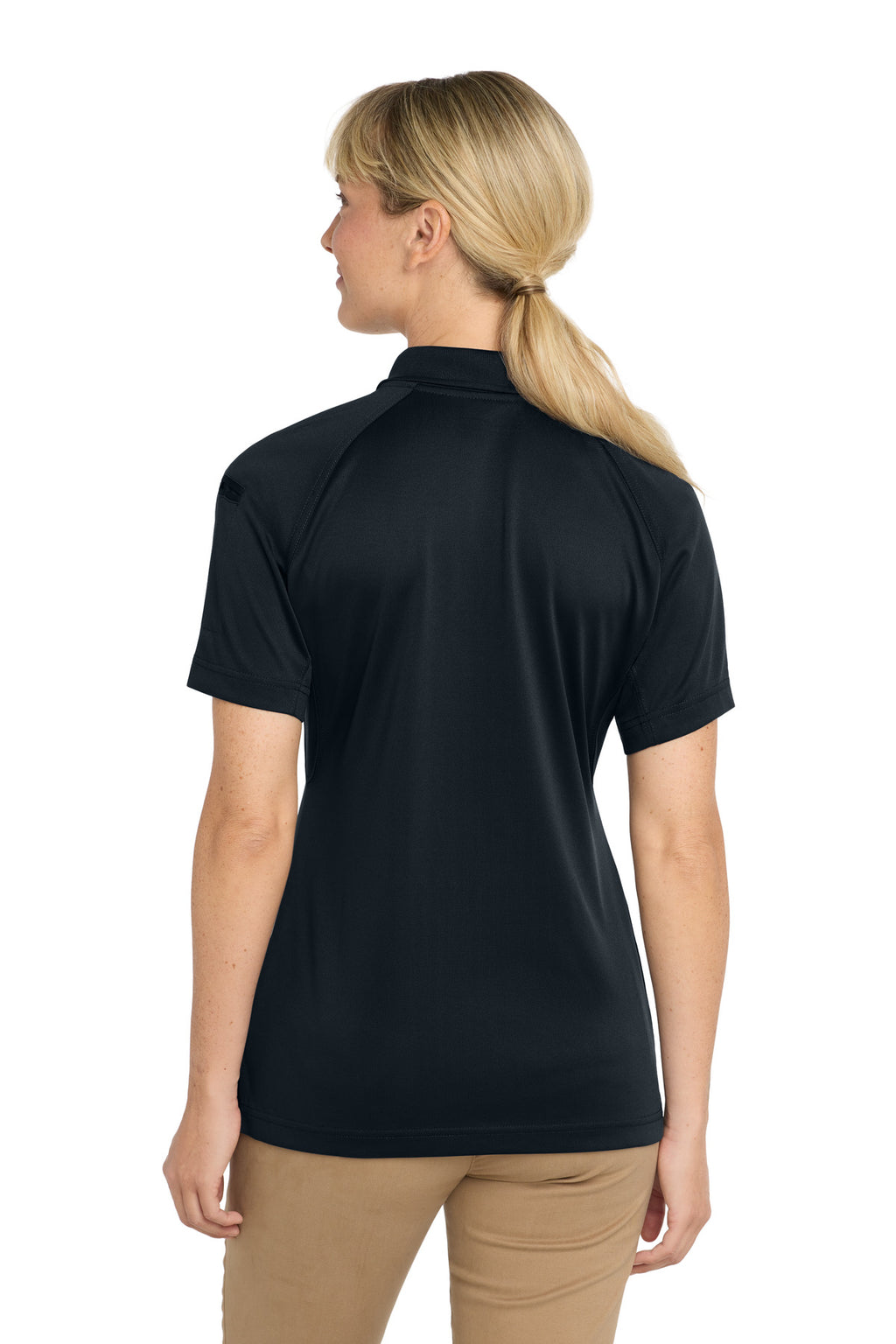 CornerStone Women's Select Snag-Proof Tactical Polo. CS411 - Dark Navy - back