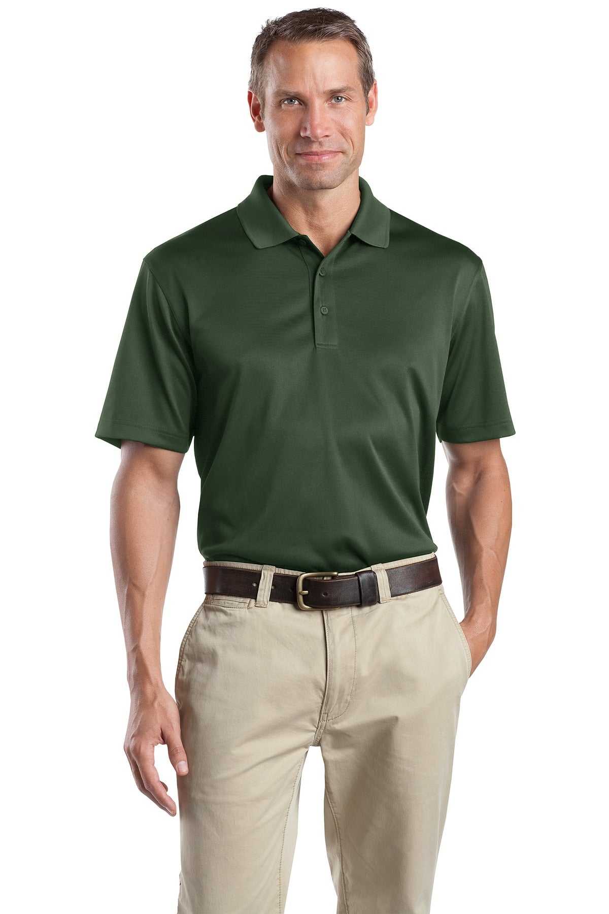 CornerStone - Select Snag-Proof Polo. CS412 - Dark Green - front