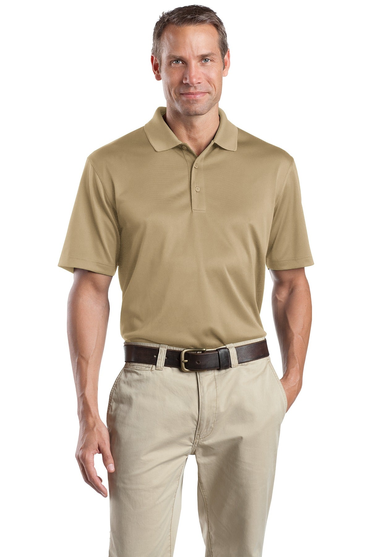 CornerStone - Select Snag-Proof Polo. CS412 - Tan - front