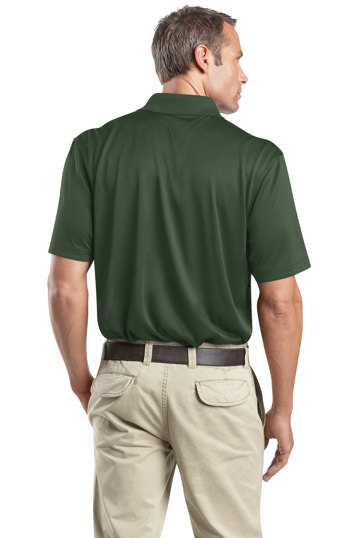 CornerStone - Select Snag-Proof Polo. CS412 - Dark Green - back