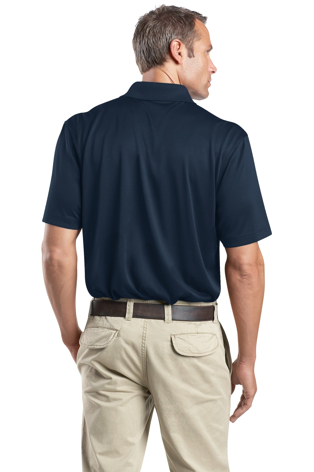 CornerStone - Select Snag-Proof Polo. CS412 - Dark Navy - back
