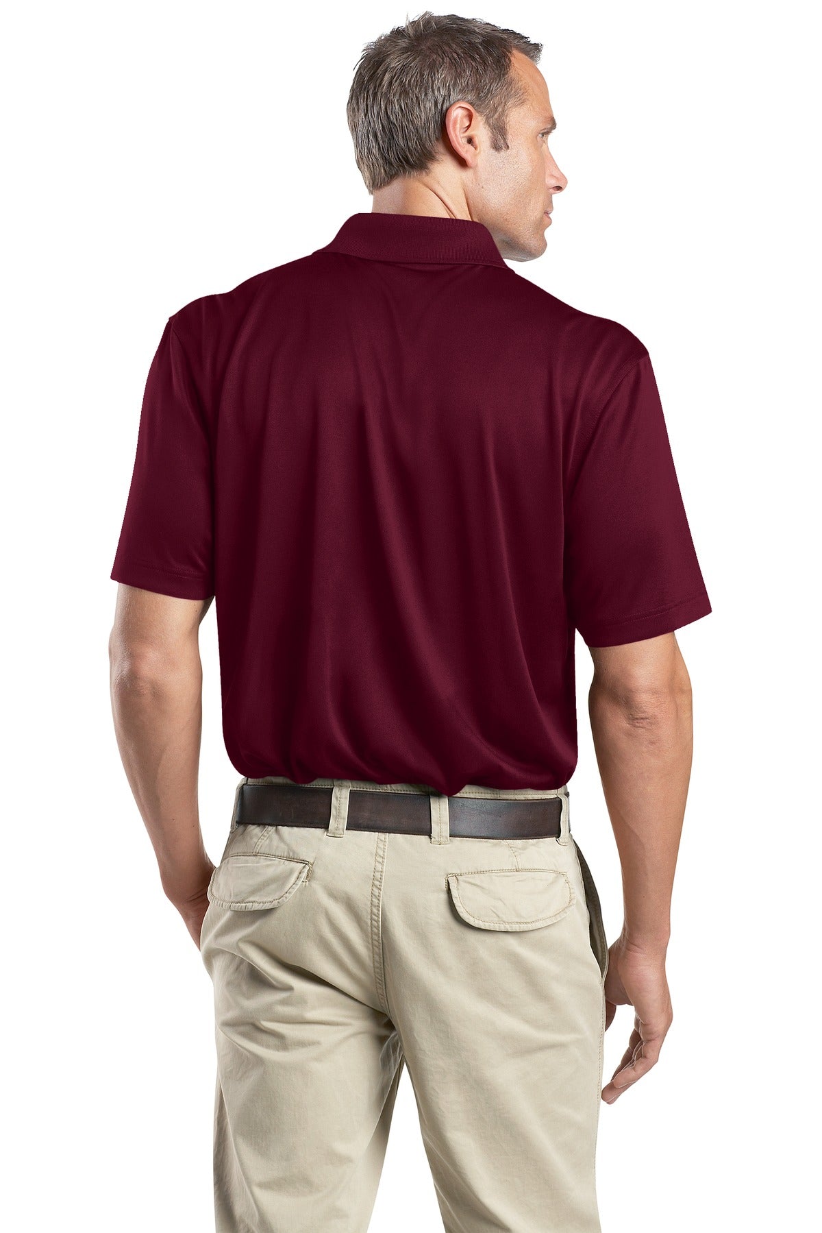 CornerStone - Select Snag-Proof Polo. CS412 - Maroon - back