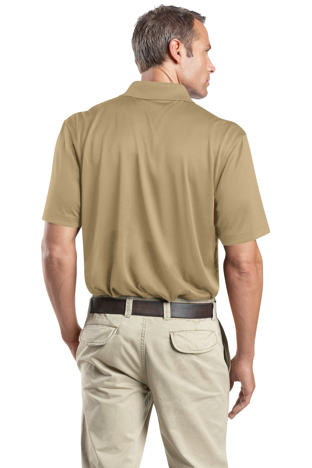 CornerStone - Select Snag-Proof Polo. CS412 - Tan - back