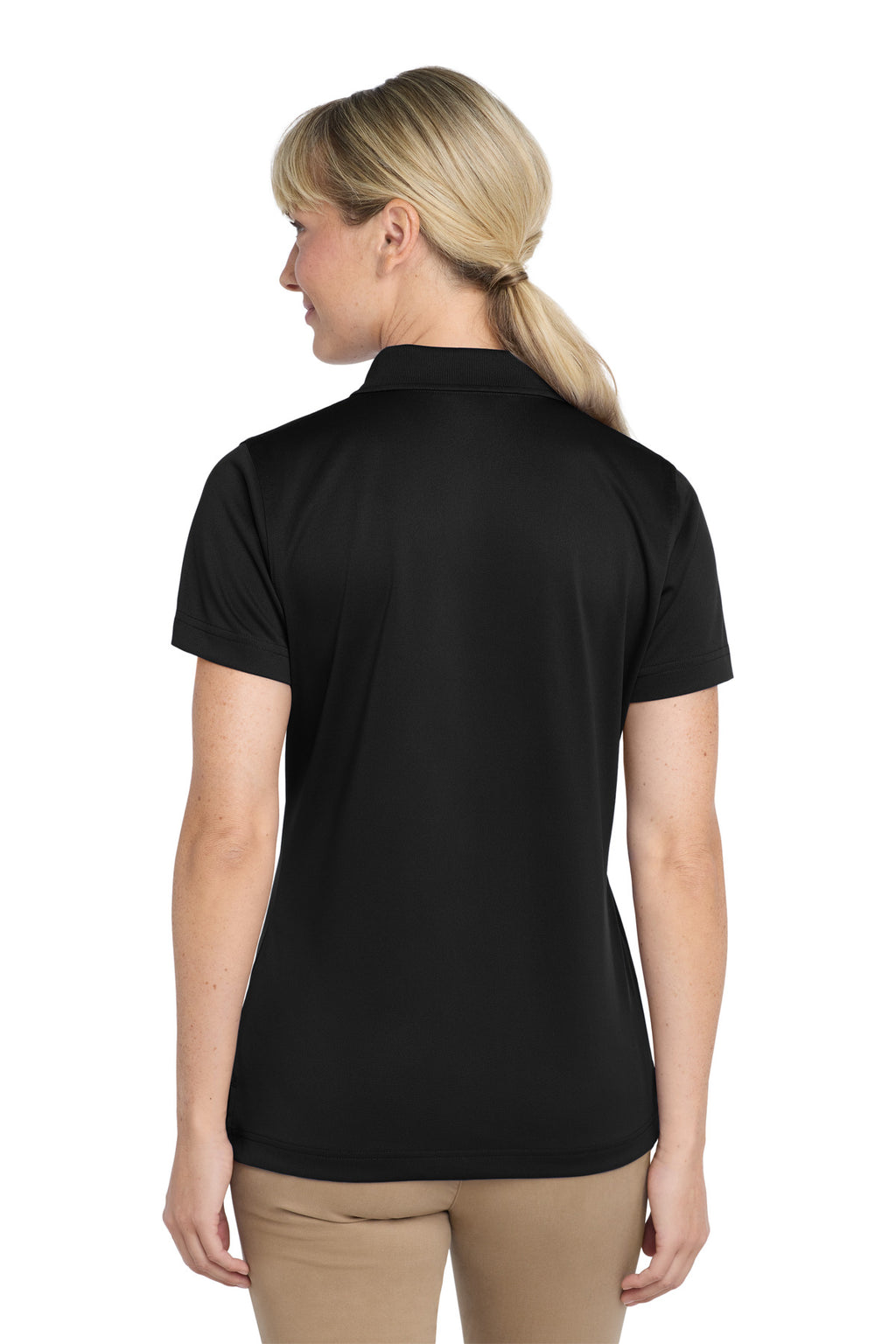 CornerStone Women's Select Snag-Proof Polo. CS413 - Black - back