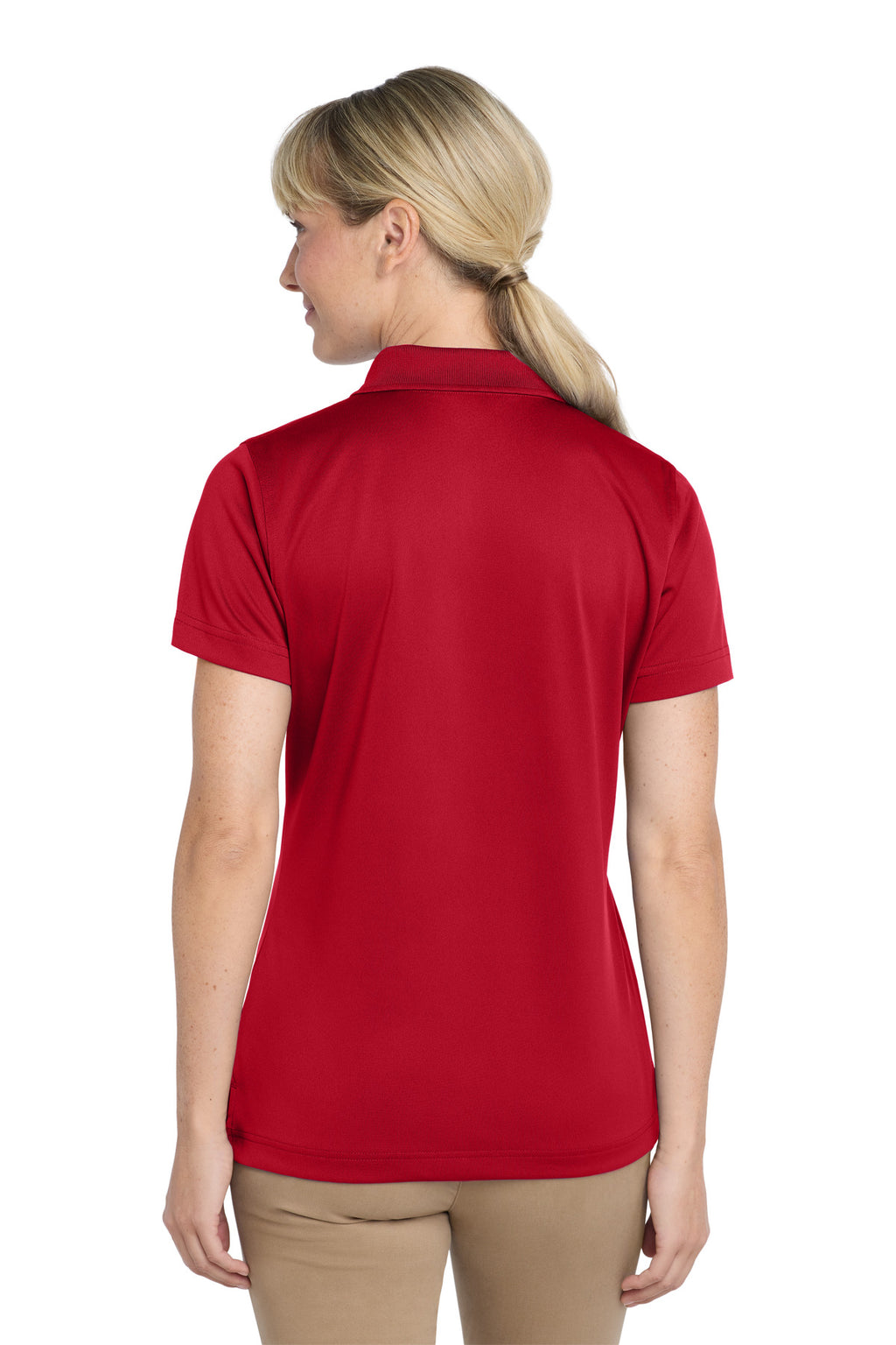 CornerStone Women's Select Snag-Proof Polo. CS413 - Red - back