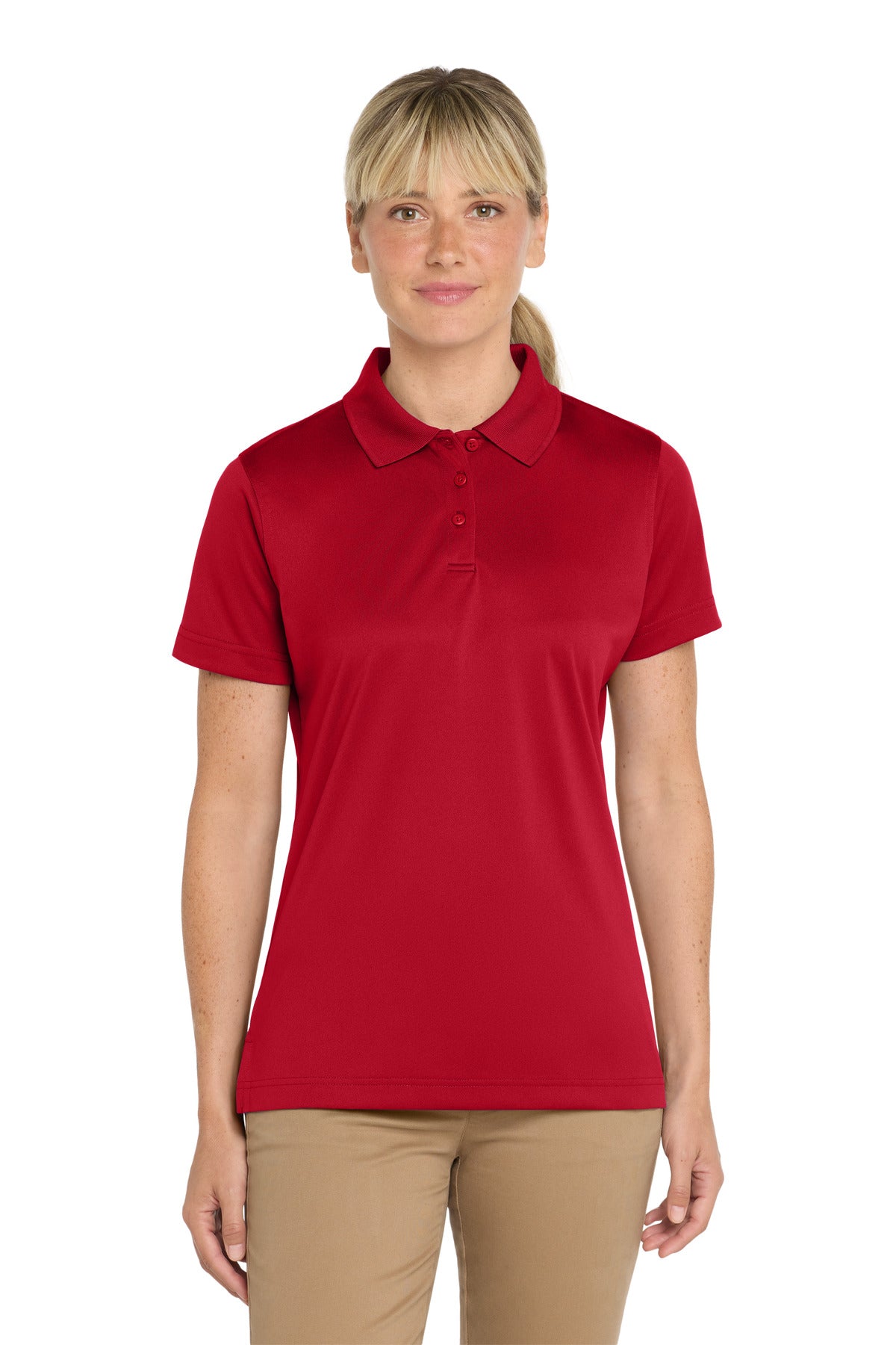 CornerStone Women's Select Snag-Proof Polo. CS413 - Red - front