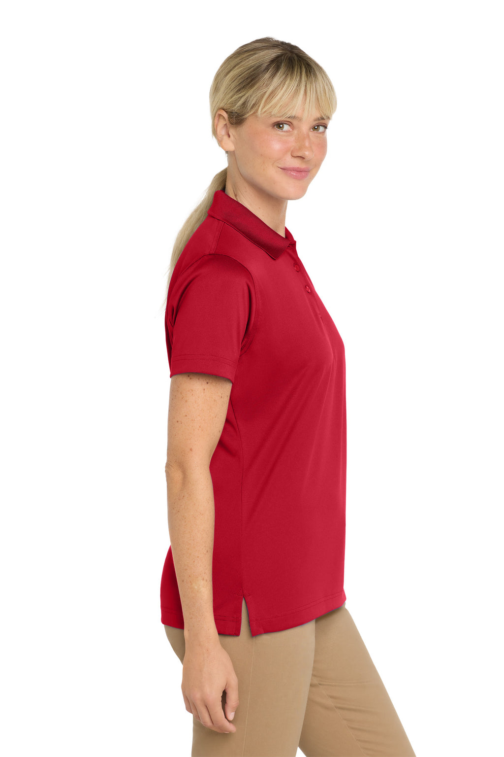 CornerStone Women's Select Snag-Proof Polo. CS413 - Red - side