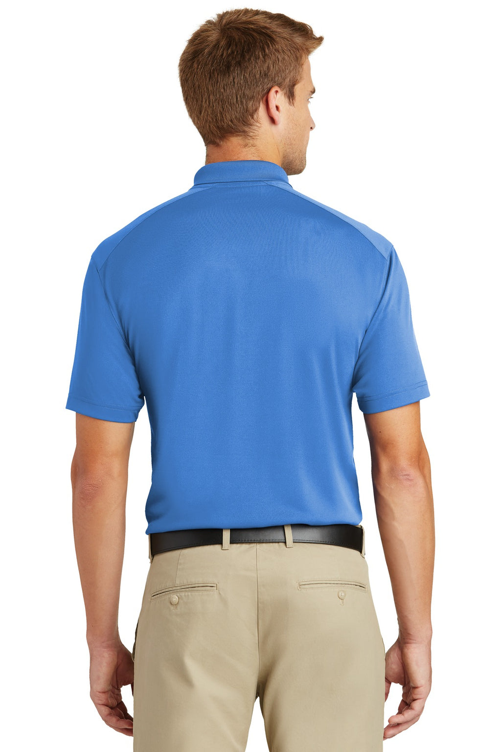 CornerStone Select Lightweight Snag-Proof Polo. CS418 - Blue Lake - back