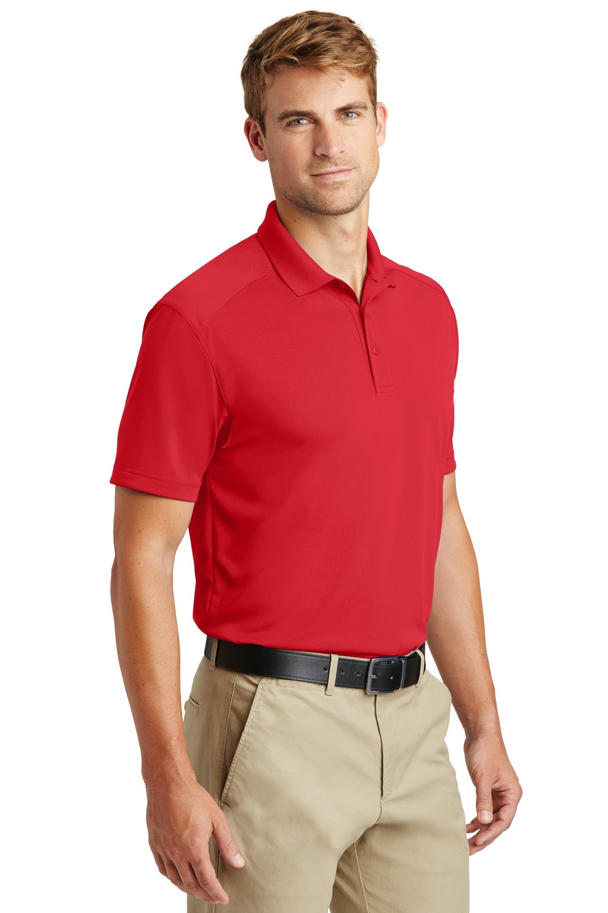 CornerStone Select Lightweight Snag-Proof Polo. CS418 - Red - three_q