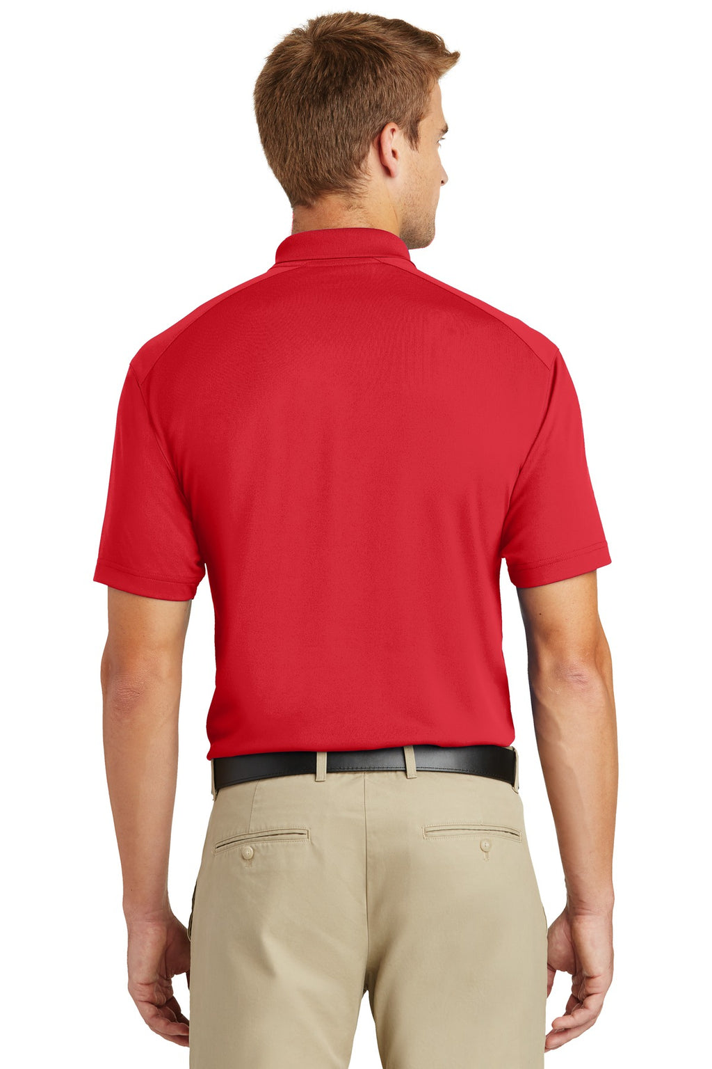 CornerStone Select Lightweight Snag-Proof Polo. CS418 - Red - back