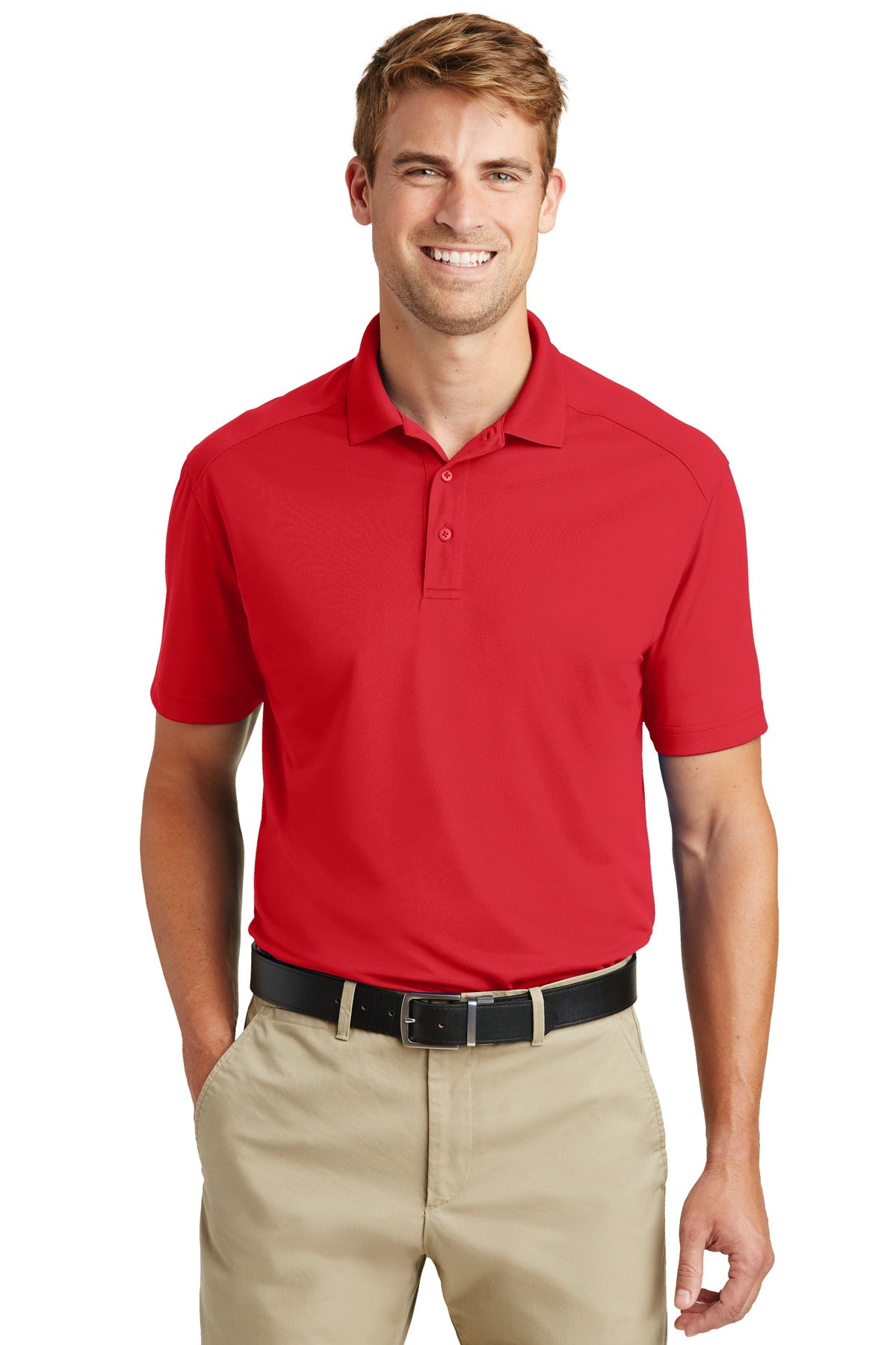 CornerStone Select Lightweight Snag-Proof Polo. CS418 - Red - front