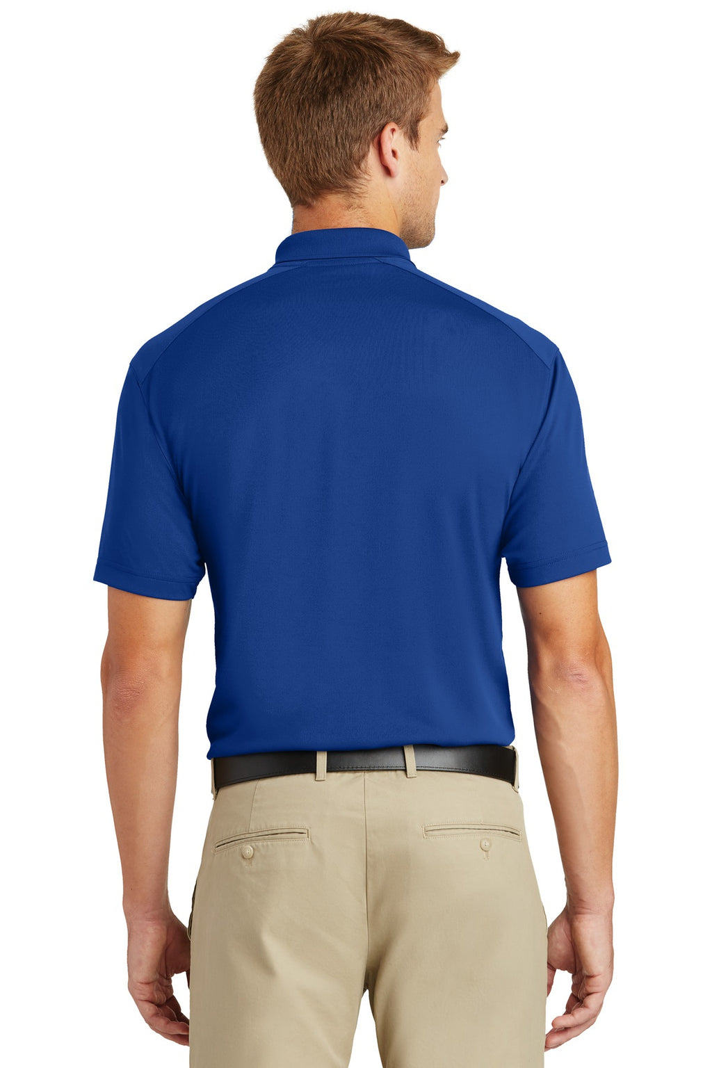 CornerStone Select Lightweight Snag-Proof Polo. CS418 - Royal - back