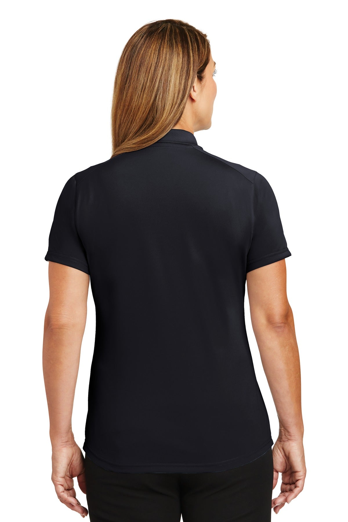 CornerStone Women's Select Lightweight Snag-Proof Polo. CS419 - Dark Navy - back