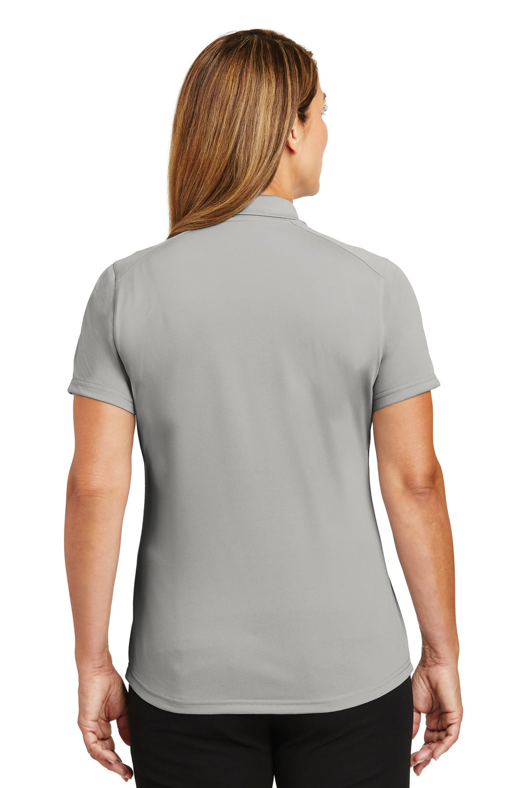 CornerStone Women's Select Lightweight Snag-Proof Polo. CS419 - Light Grey - back