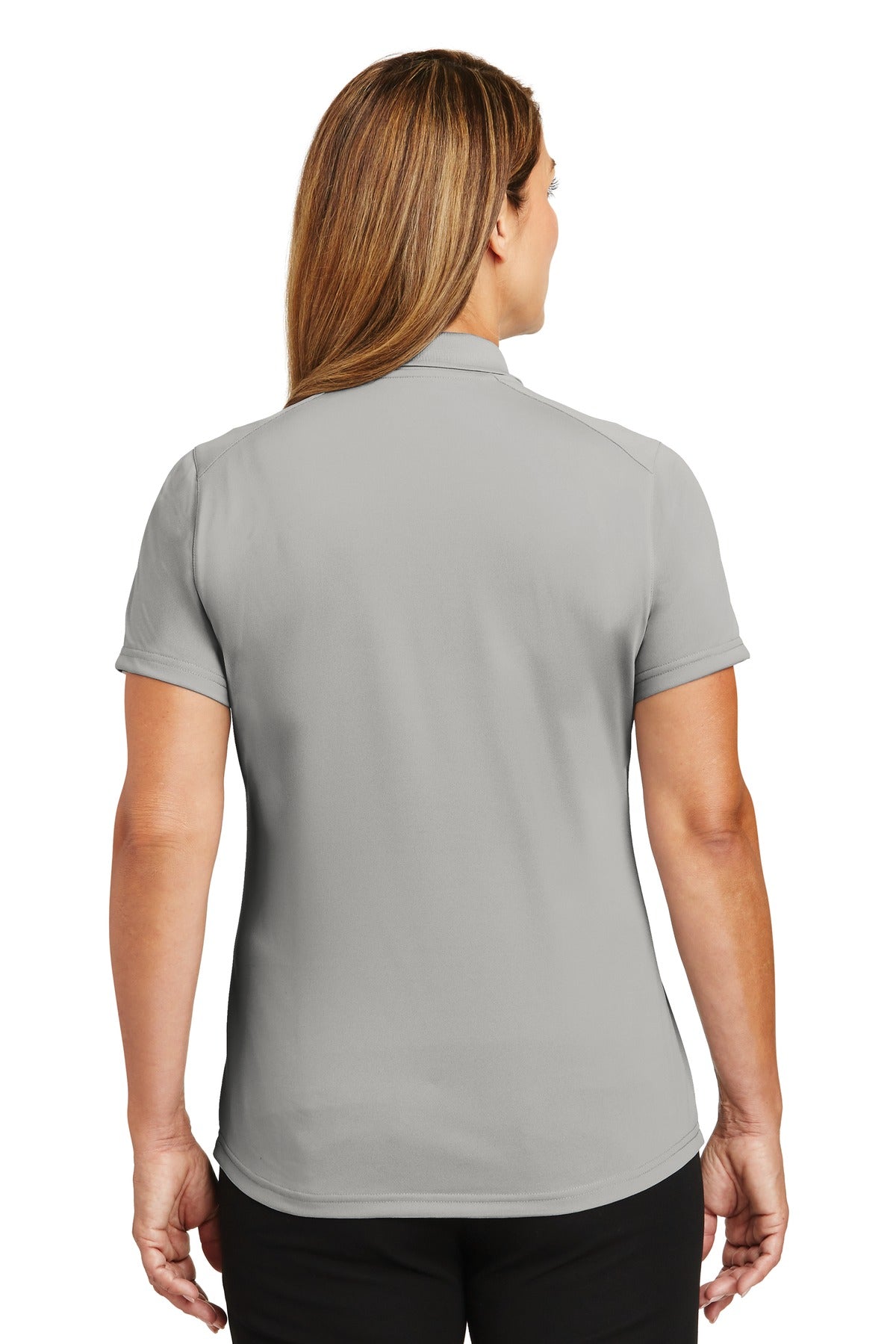 CornerStone Women's Select Lightweight Snag-Proof Polo. CS419 - Light Grey - back