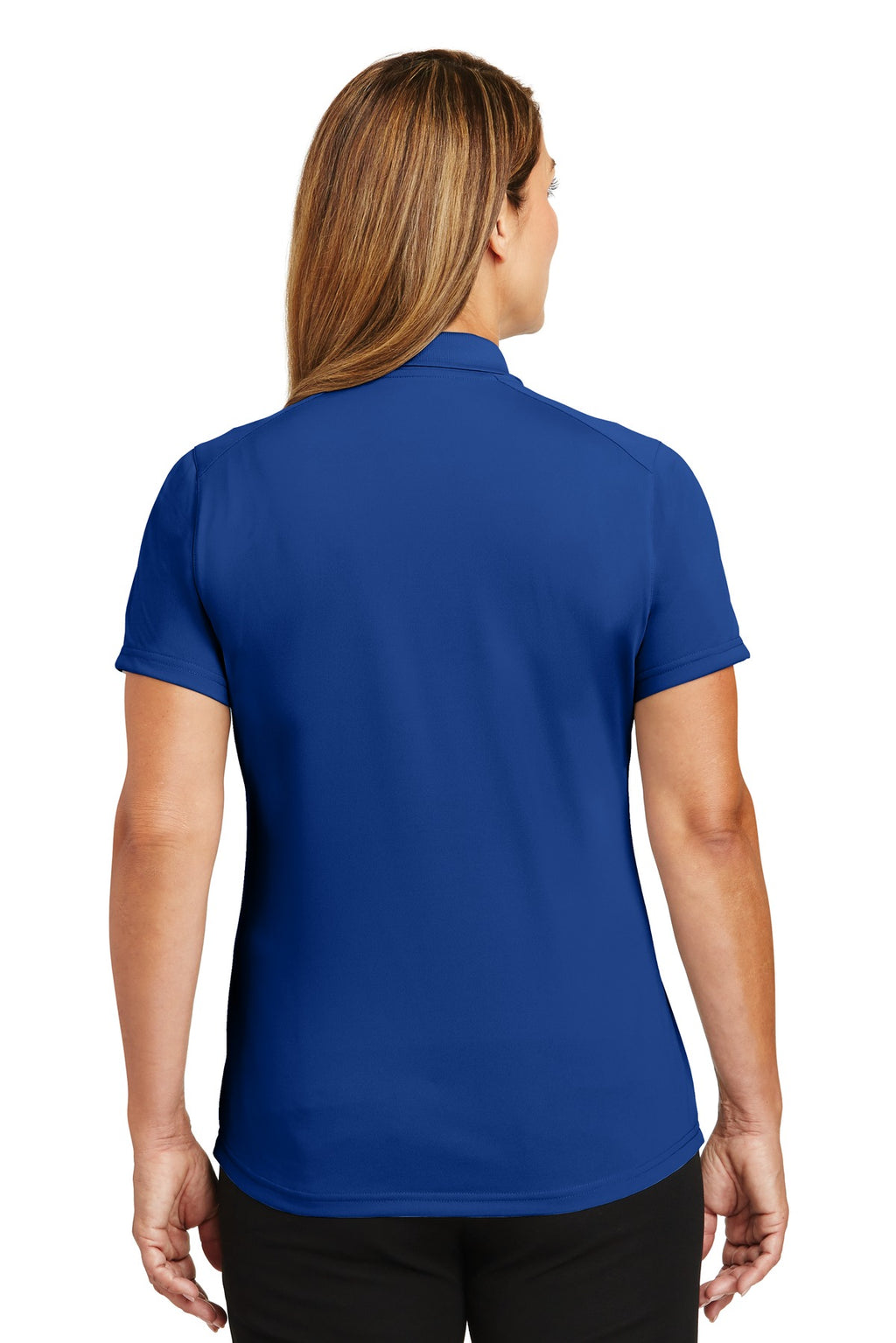 CornerStone Women's Select Lightweight Snag-Proof Polo. CS419 - Royal - back
