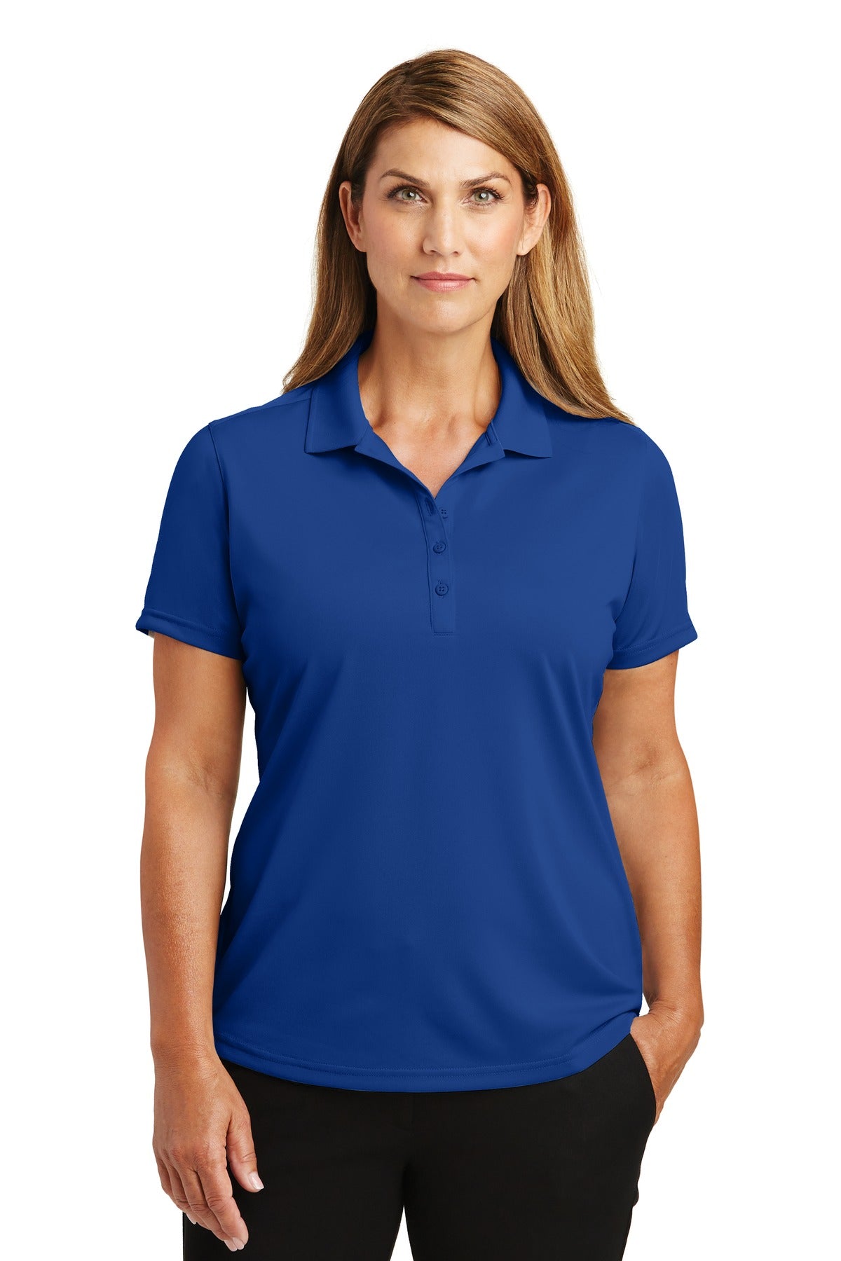 CornerStone Women's Select Lightweight Snag-Proof Polo. CS419 - Royal - front