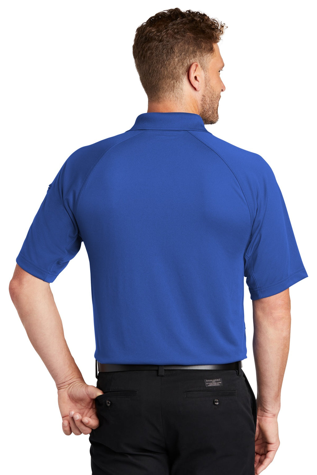 CornerStone Select Lightweight Snag-Proof Tactical Polo. CS420 - Royal - back