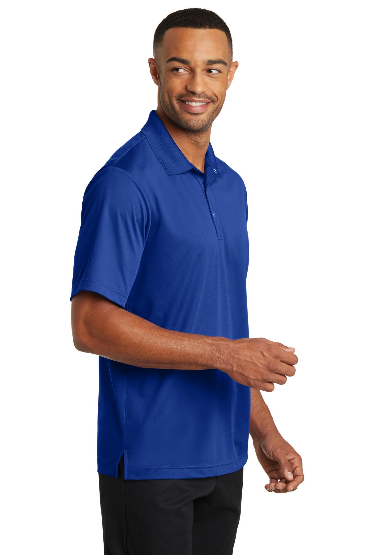 CornerStone Micropique Gripper Polo. CS421 - True Royal - three_q