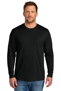 CornerStone Workwear Pro Long Sleeve Pocket Tee CS440LSP - Black - front