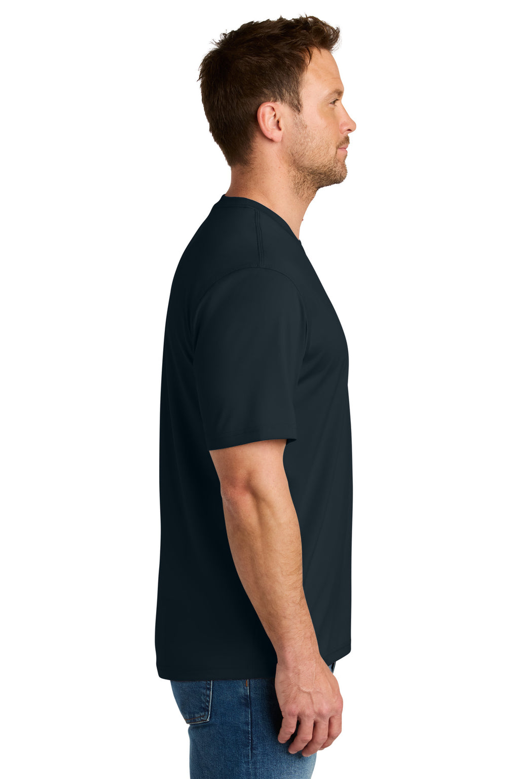 CornerStone Workwear Pro Short Sleeve Tee CS440 - Navy - side