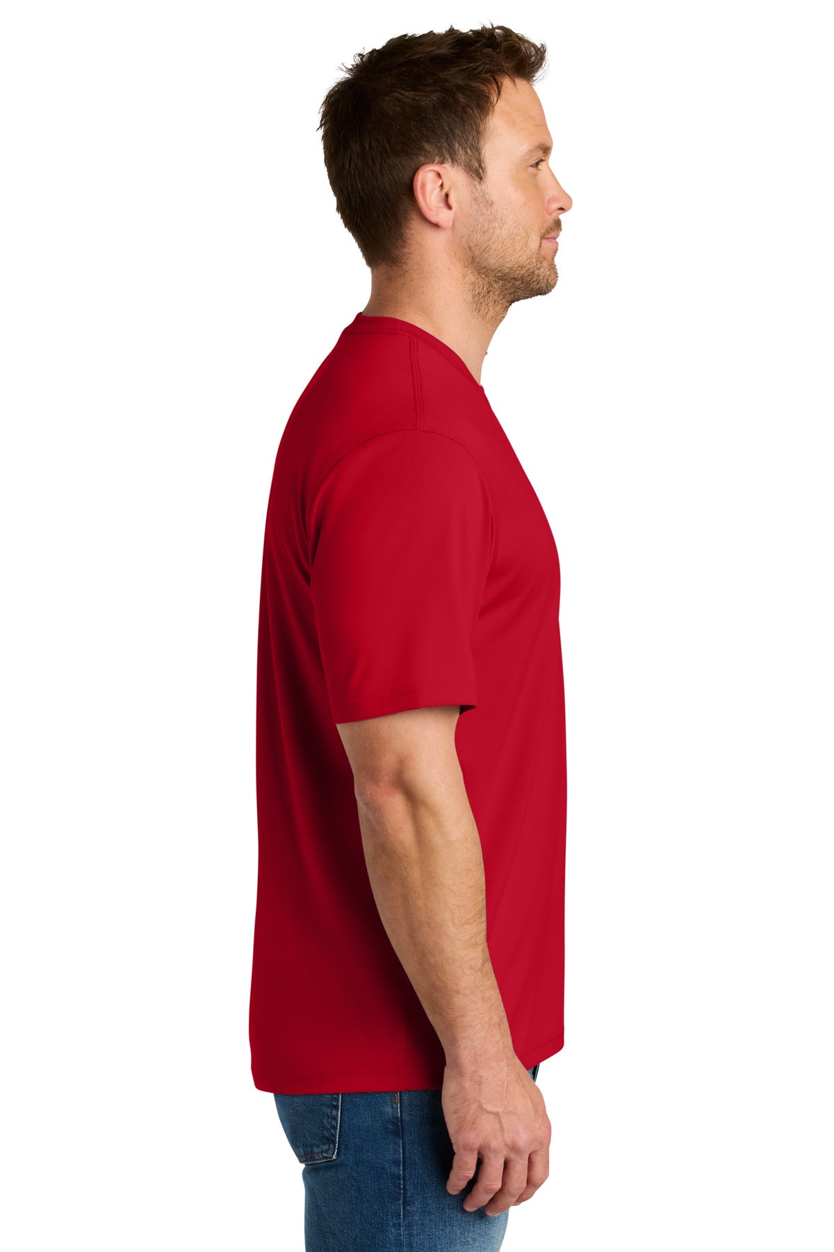 CornerStone Workwear Pro Short Sleeve Tee CS440 - Red - side