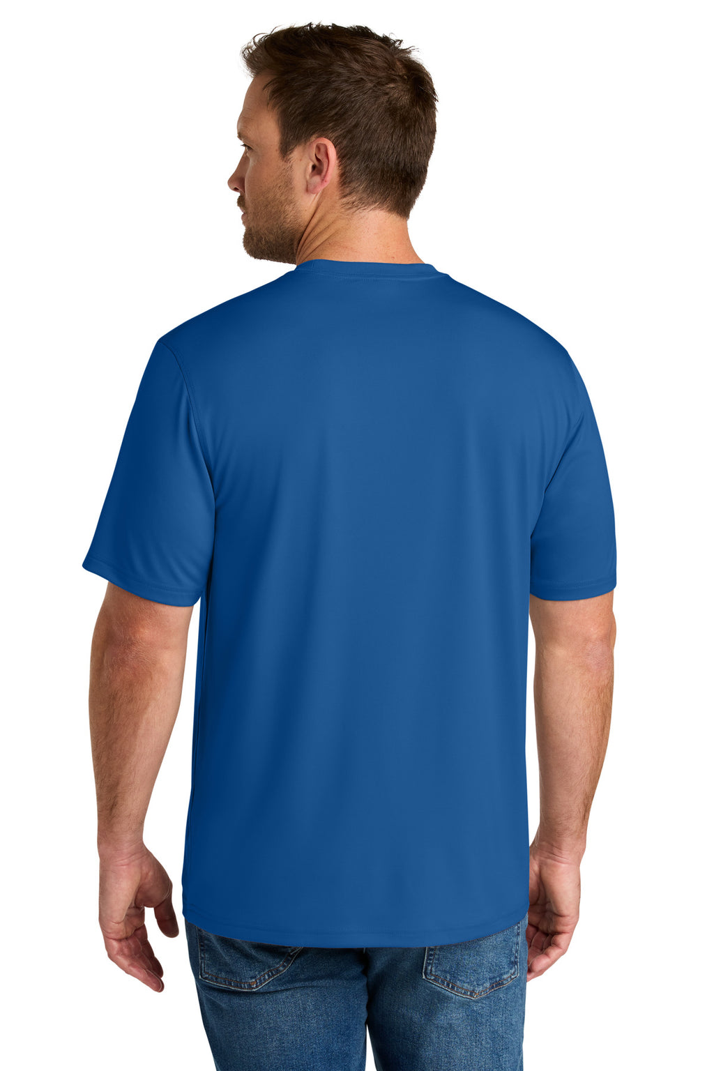 CornerStone Workwear Pro Short Sleeve Tee CS440 - Royal - back
