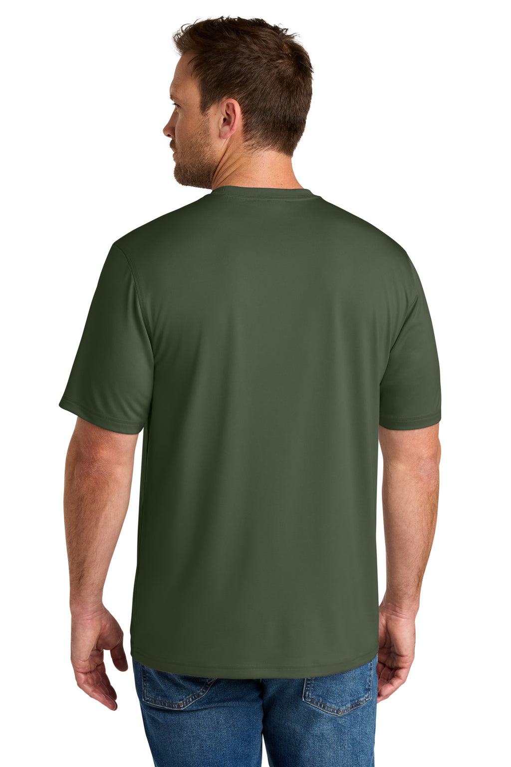 CornerStone Workwear Pro Short Sleeve Tee CS440 - Tactical Green - back