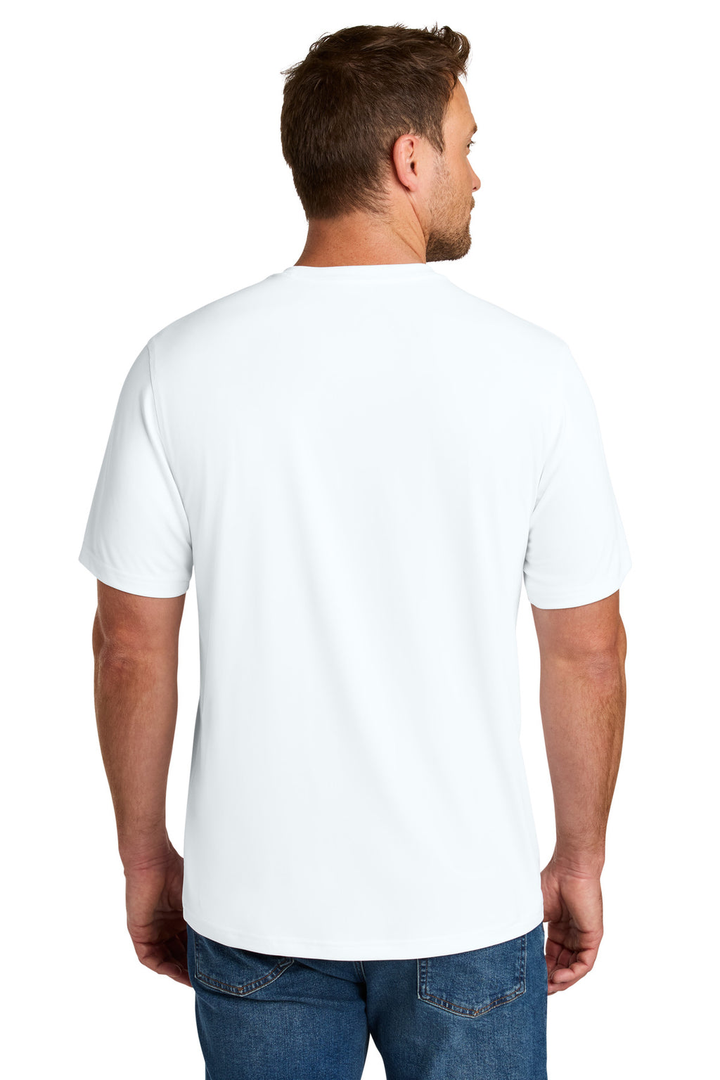 CornerStone Workwear Pro Short Sleeve Tee CS440 - White - back