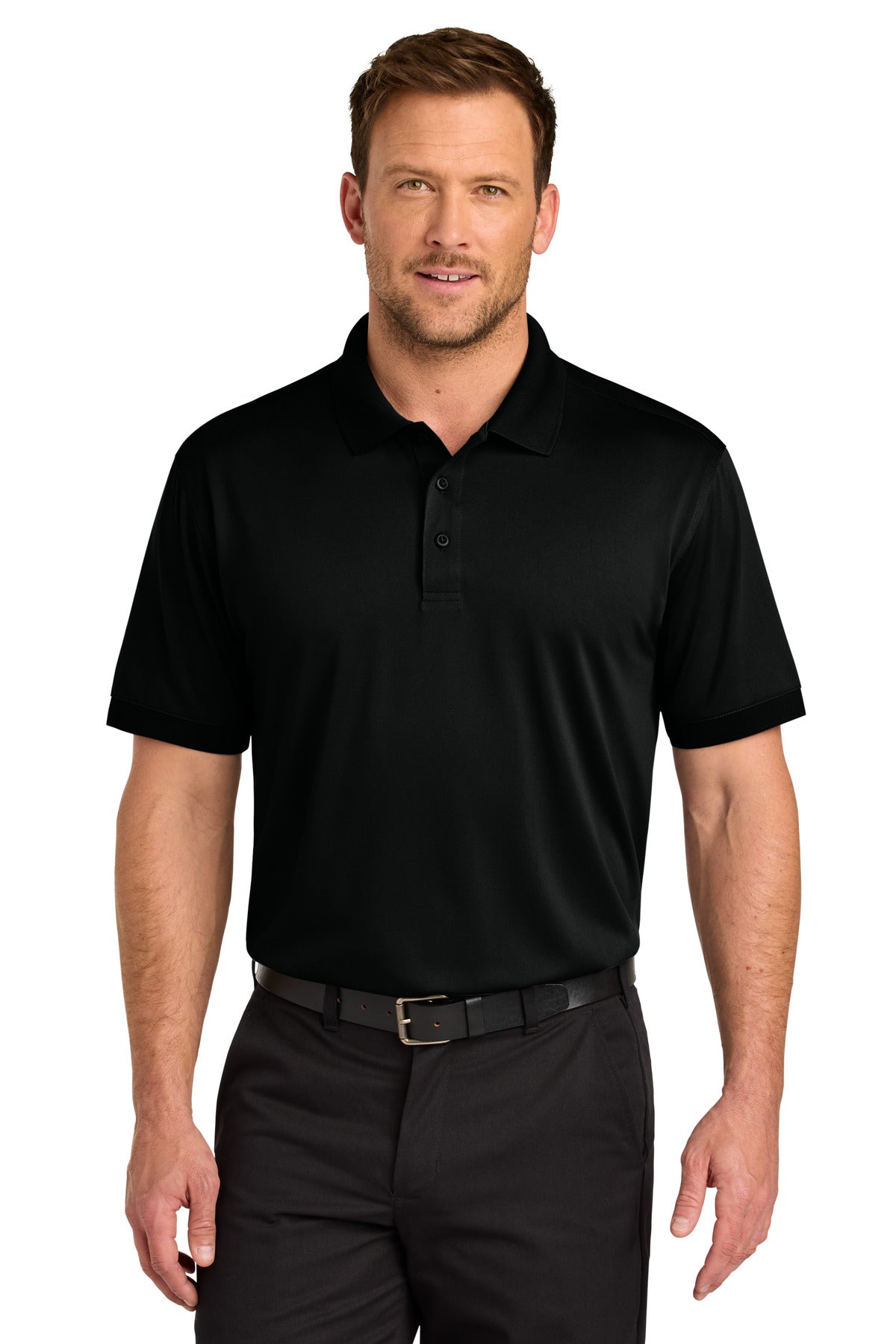 CornerStone Workwear Pro Polo CS450 - Black - front