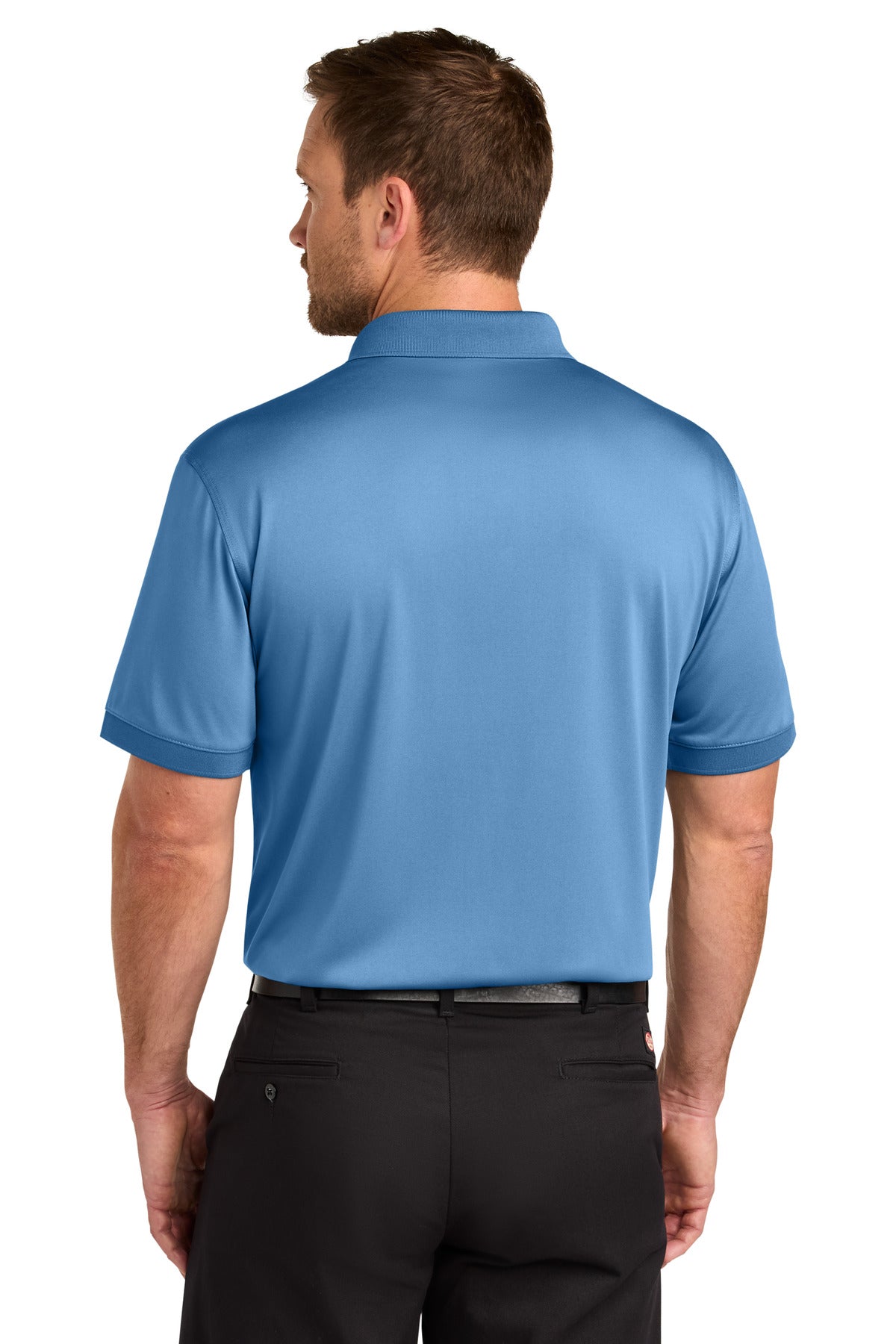 CornerStone Workwear Pro Polo CS450 - Carolina Blue - back