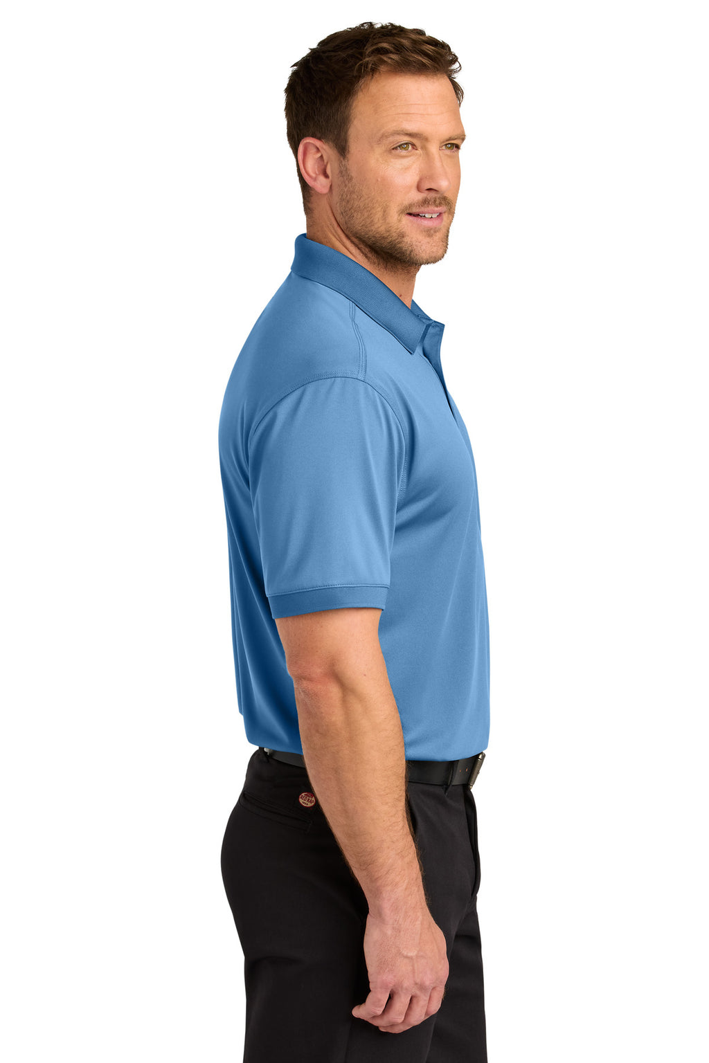 CornerStone Workwear Pro Polo CS450 - Carolina Blue - side