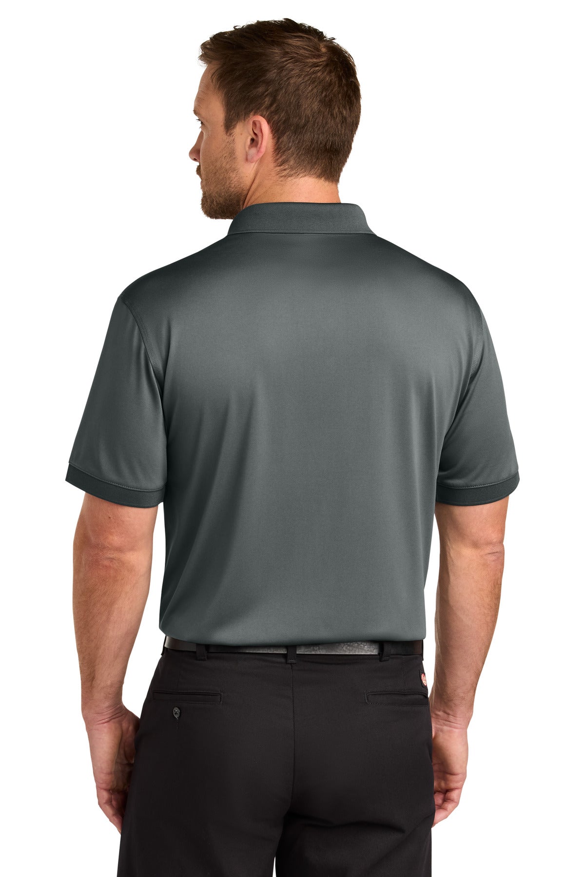 CornerStone Workwear Pro Polo CS450 - Metal Grey - back